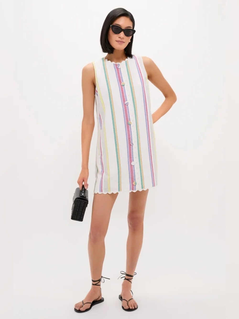 Tuckernuck Isla Stripe Savanna Cotton Dress Size XXL